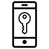 Mobile Key Entry Icon