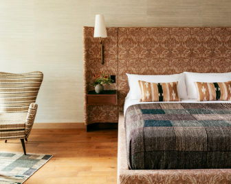 austin proper guest room with living room