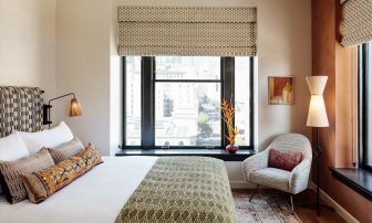 Downtown Los Angeles Proper guestroom with king bed