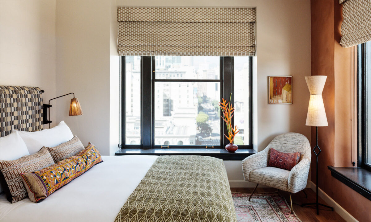 Downtown Los Angeles Proper guestroom with king bed