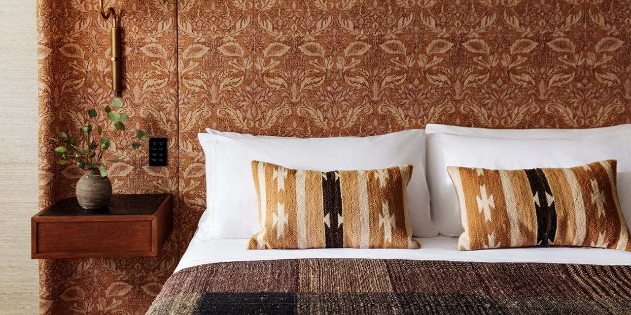 Close up of Austin Proper guest room bed