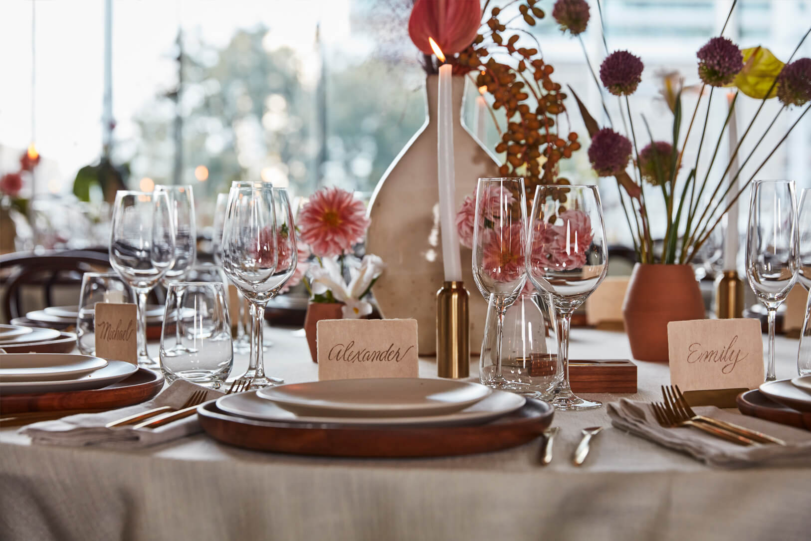 mirabeau ballroom table setting
