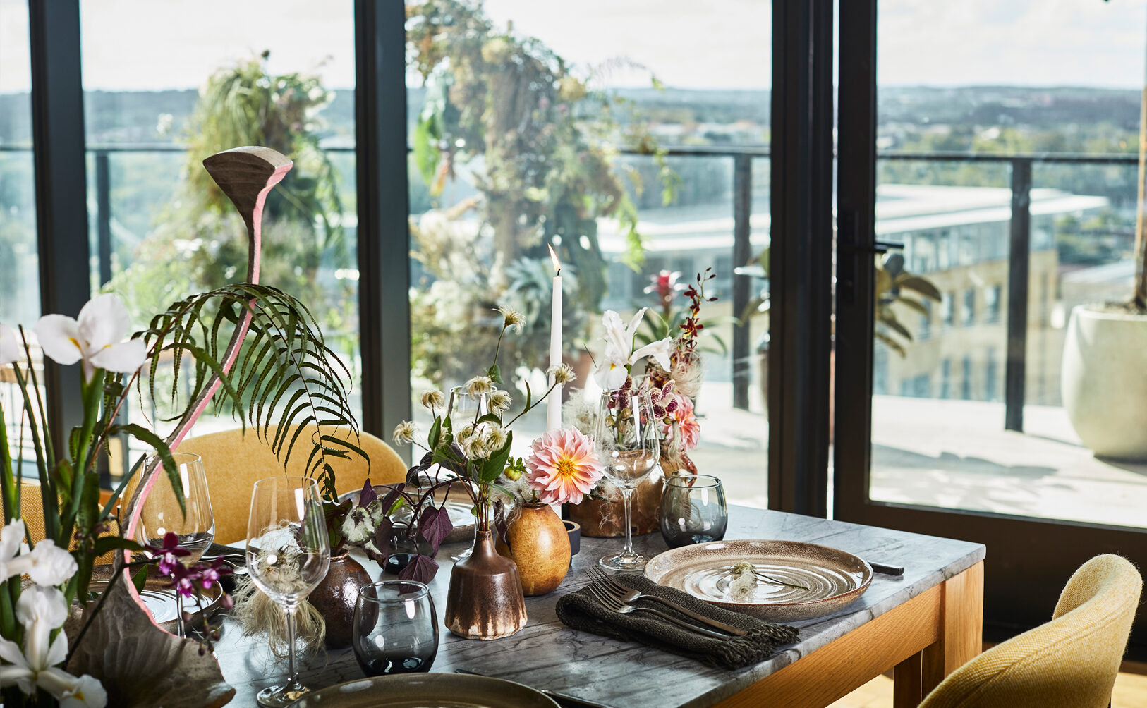 penthouse buyout table setting