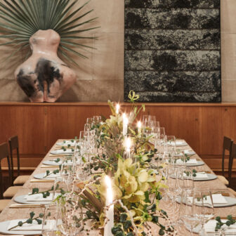 Pre Function Space ceremony table set up