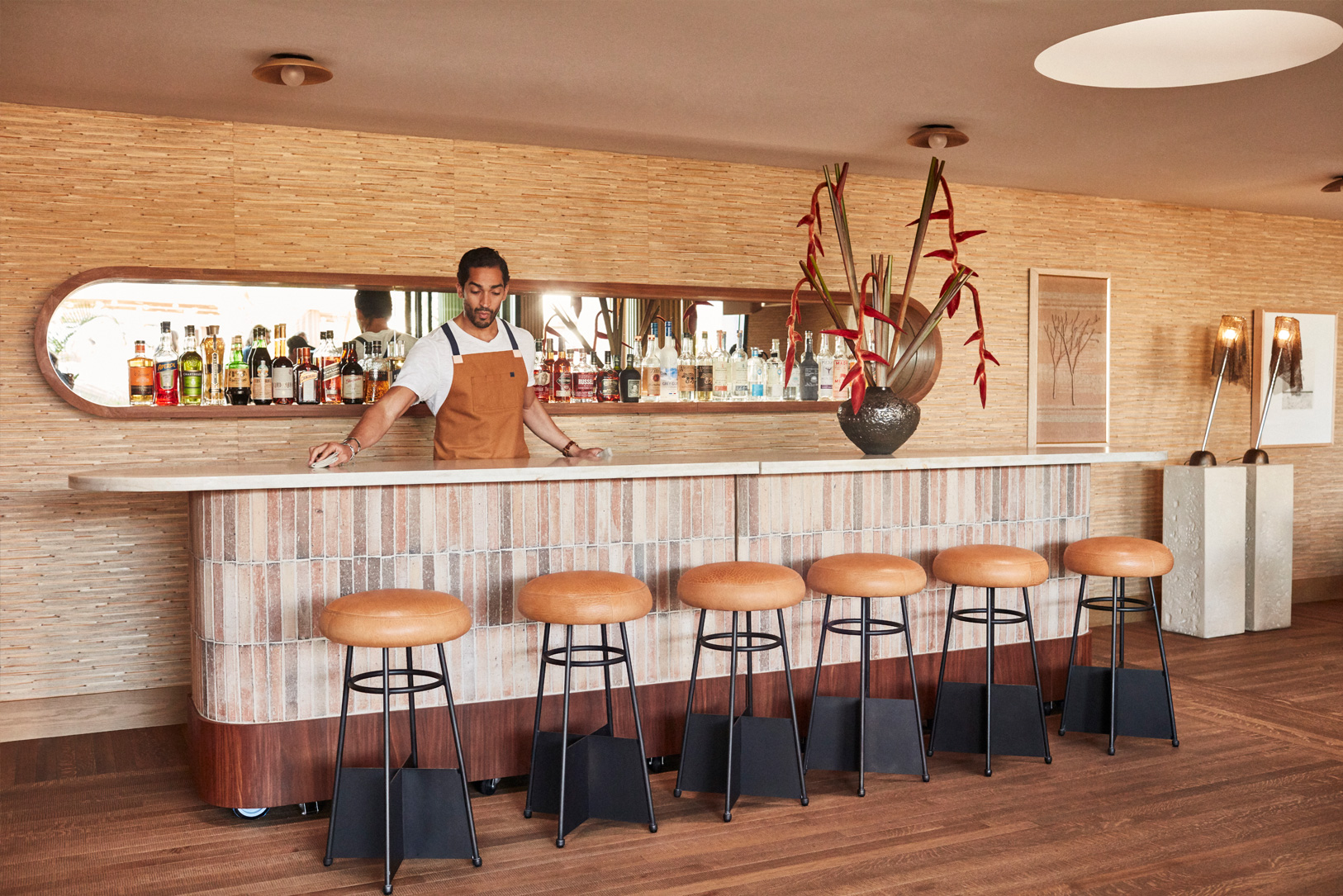 Indoor Bar on Calabra Rooftop