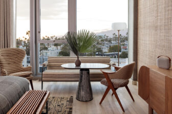 Modern Building Guest Room Seating Area