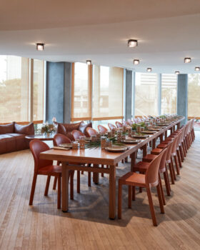 Converge Meeting Room with long table set up