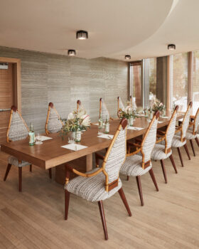 Surge Meeting Room long table style set up