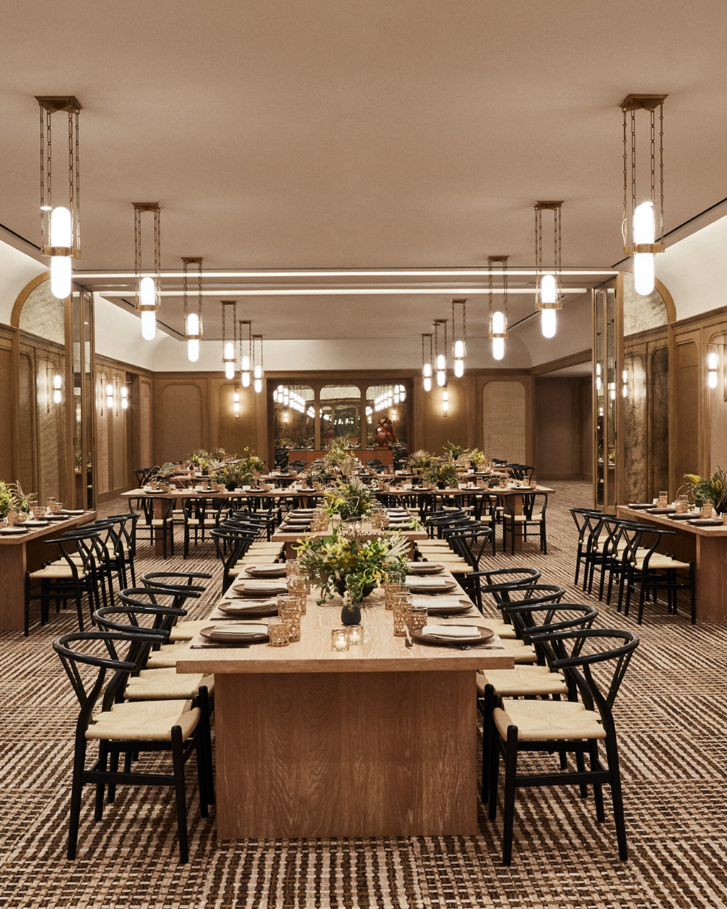 Canela Ballroom Wedding Reception set up