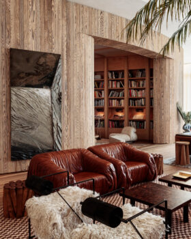 Palma Lounge with view of Grotto Library