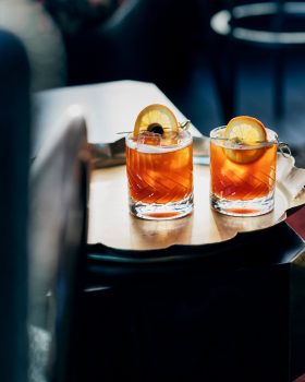 charmaines mixed drinks by firepit
