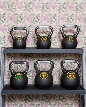 San francisco proper weights close up at the gym