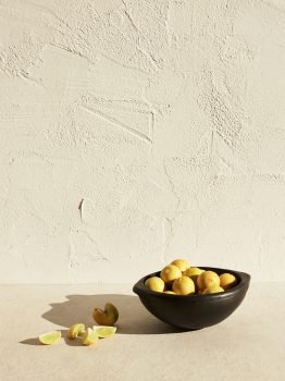 surya spa lifestyle image of lemons in a bowl