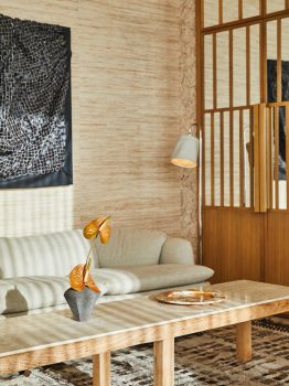 Santa Monica Proper Suite Living Room with Artful Decor