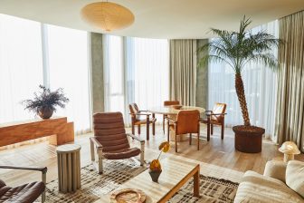 Santa Monica Proper Suite Dining Table with Table decor