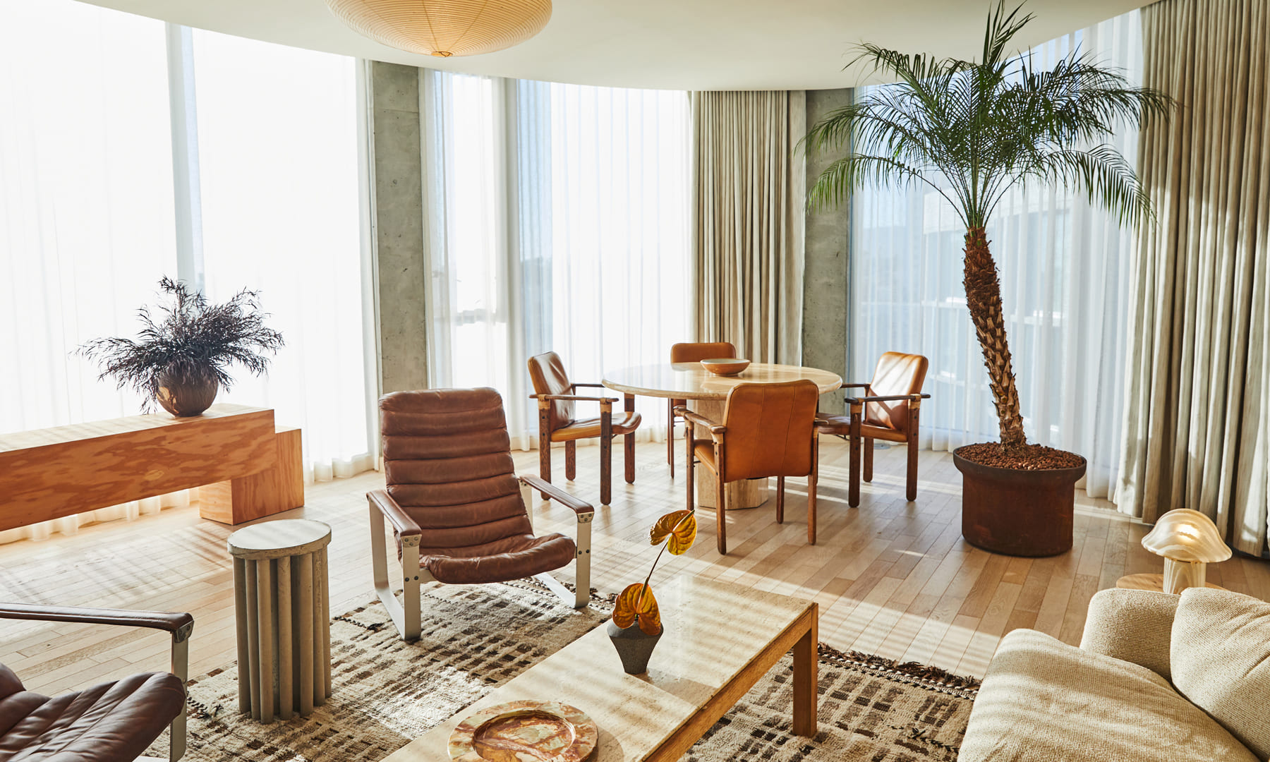 Santa Monica Proper Suite Dining Table with Table decor