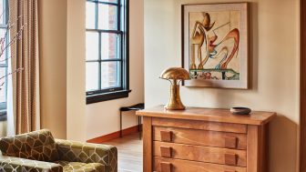 Basketball Court Suite dresser and painting