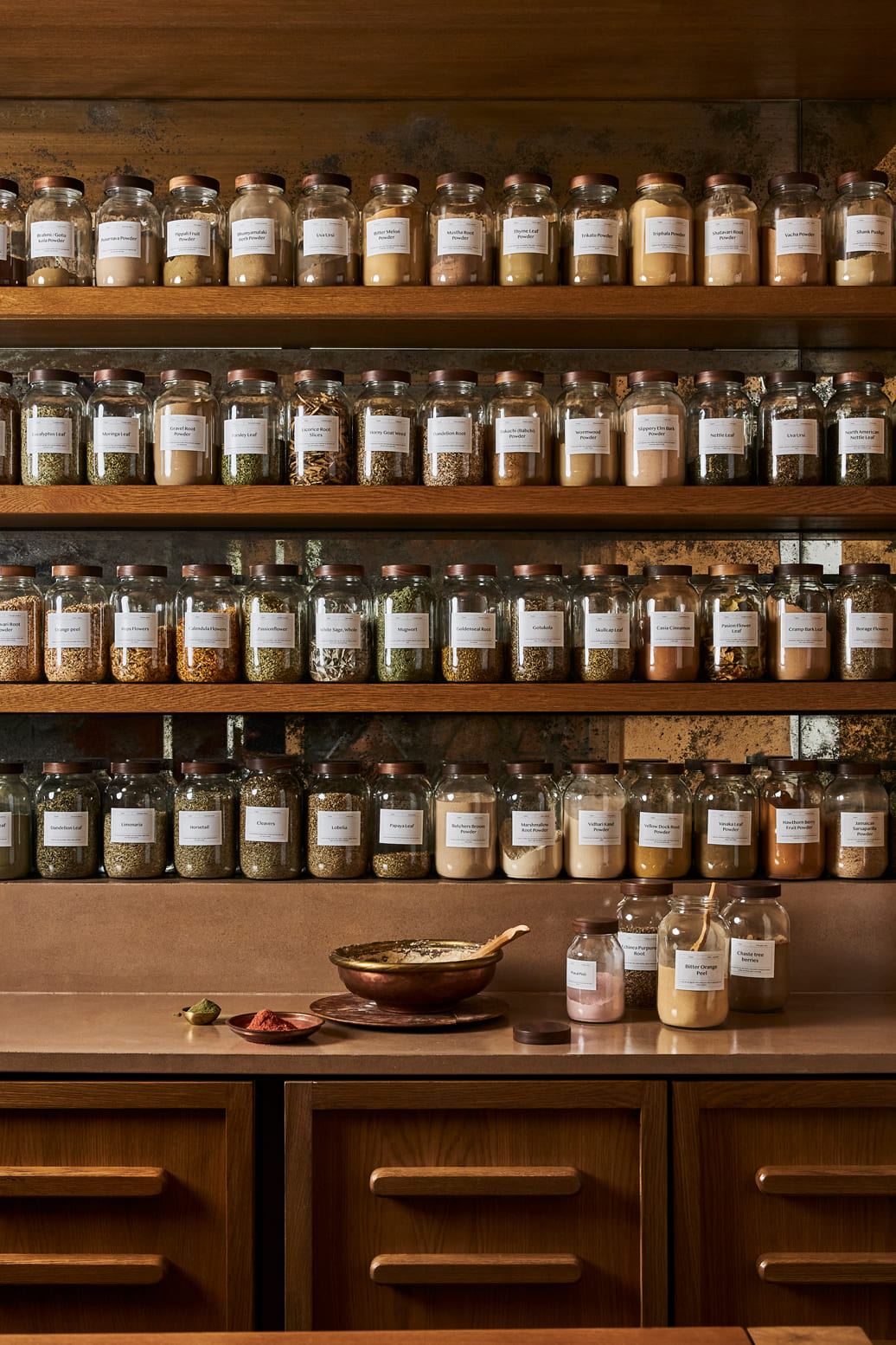 Spa ingredients at the Proper Santa Monica
