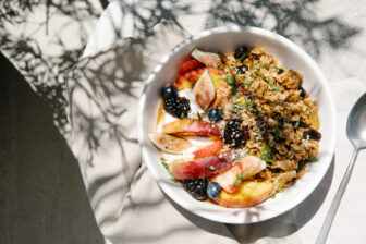 Granola bowl at Calabra Rooftop