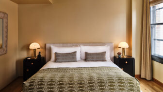 Court Suite master bedroom