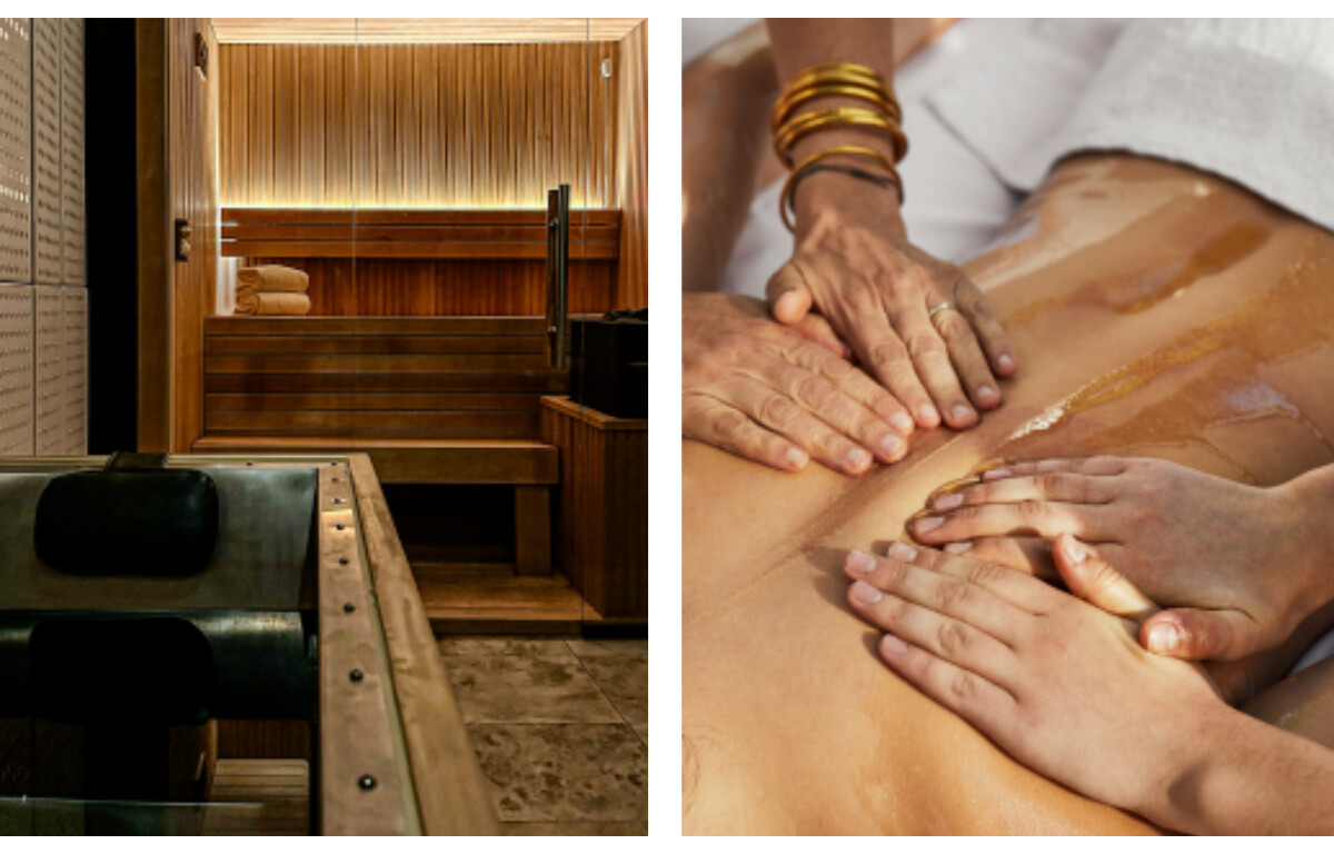 Sauna and spa at proper