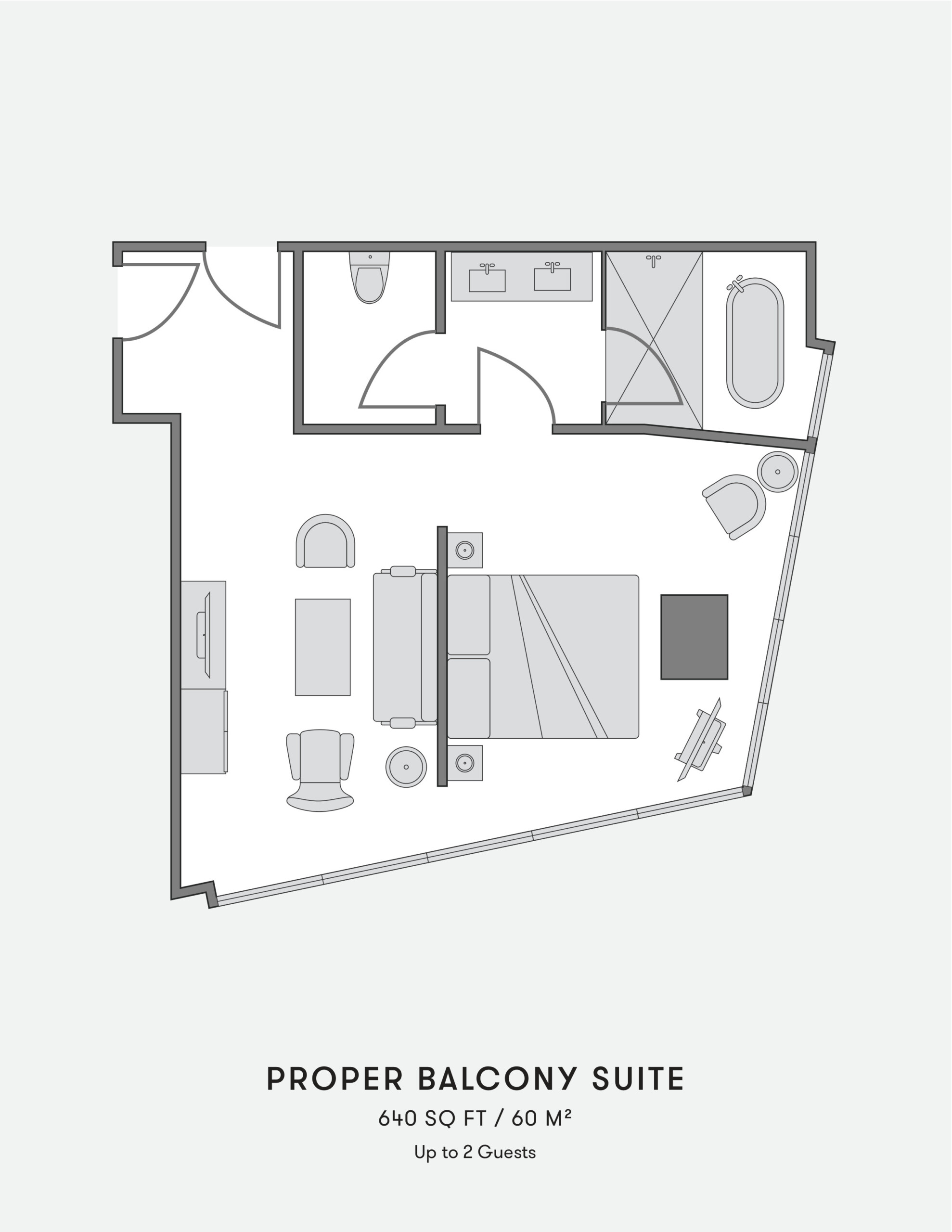 Proper Balcony Suite Map