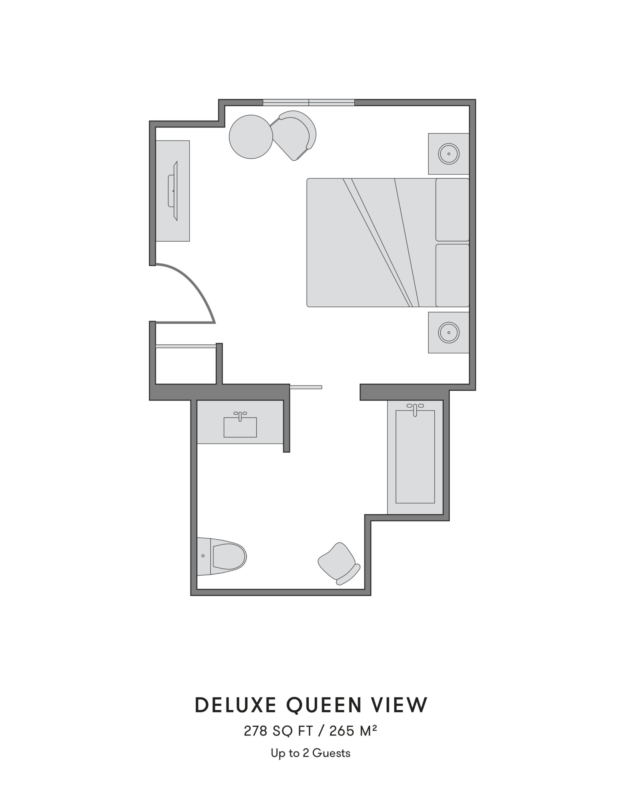 Deluxe Queen View Map