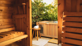 outdoor recovery suite at santa monica proper