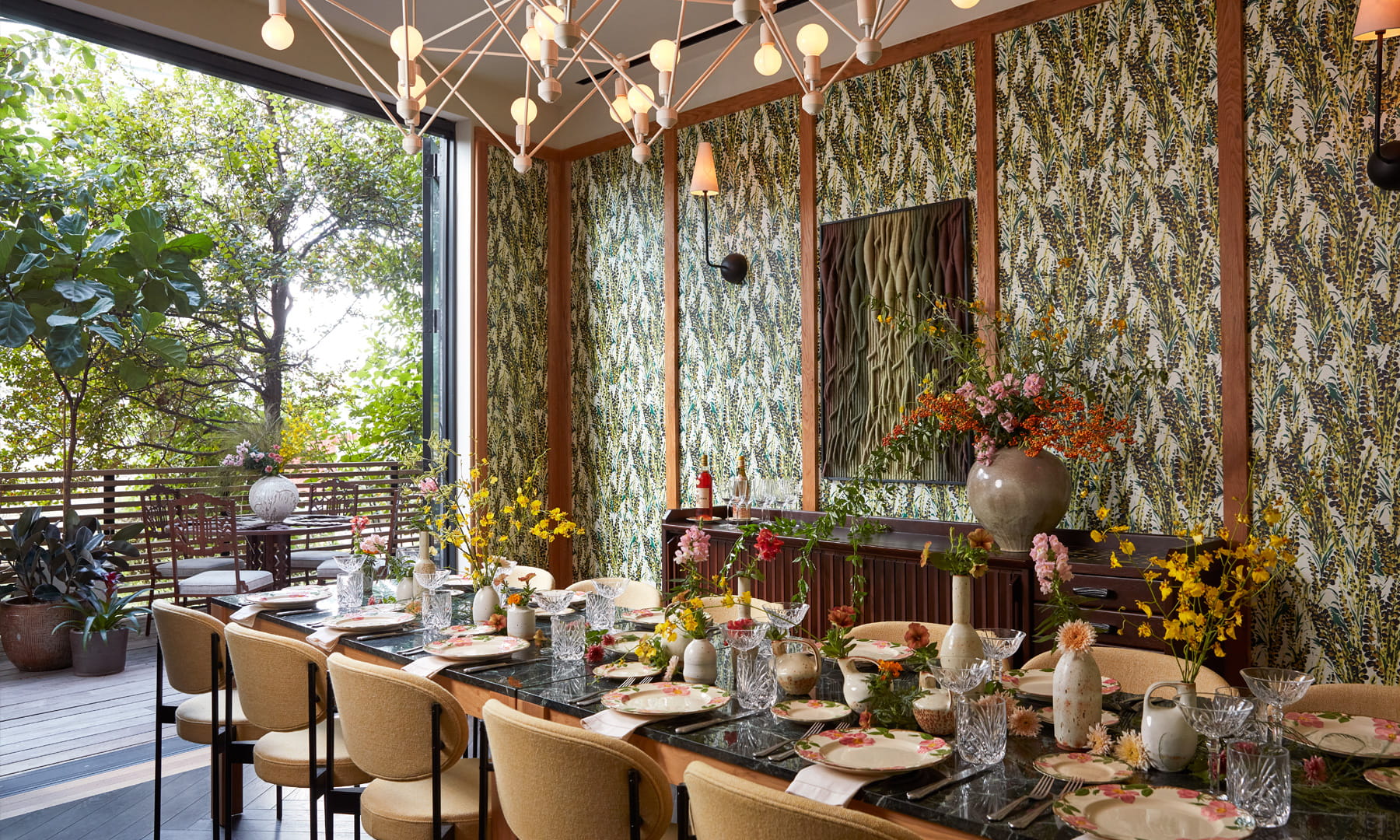 peacock private dining room