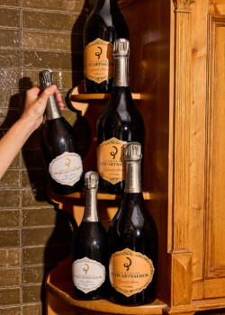 Bottles of Billecart Salmon