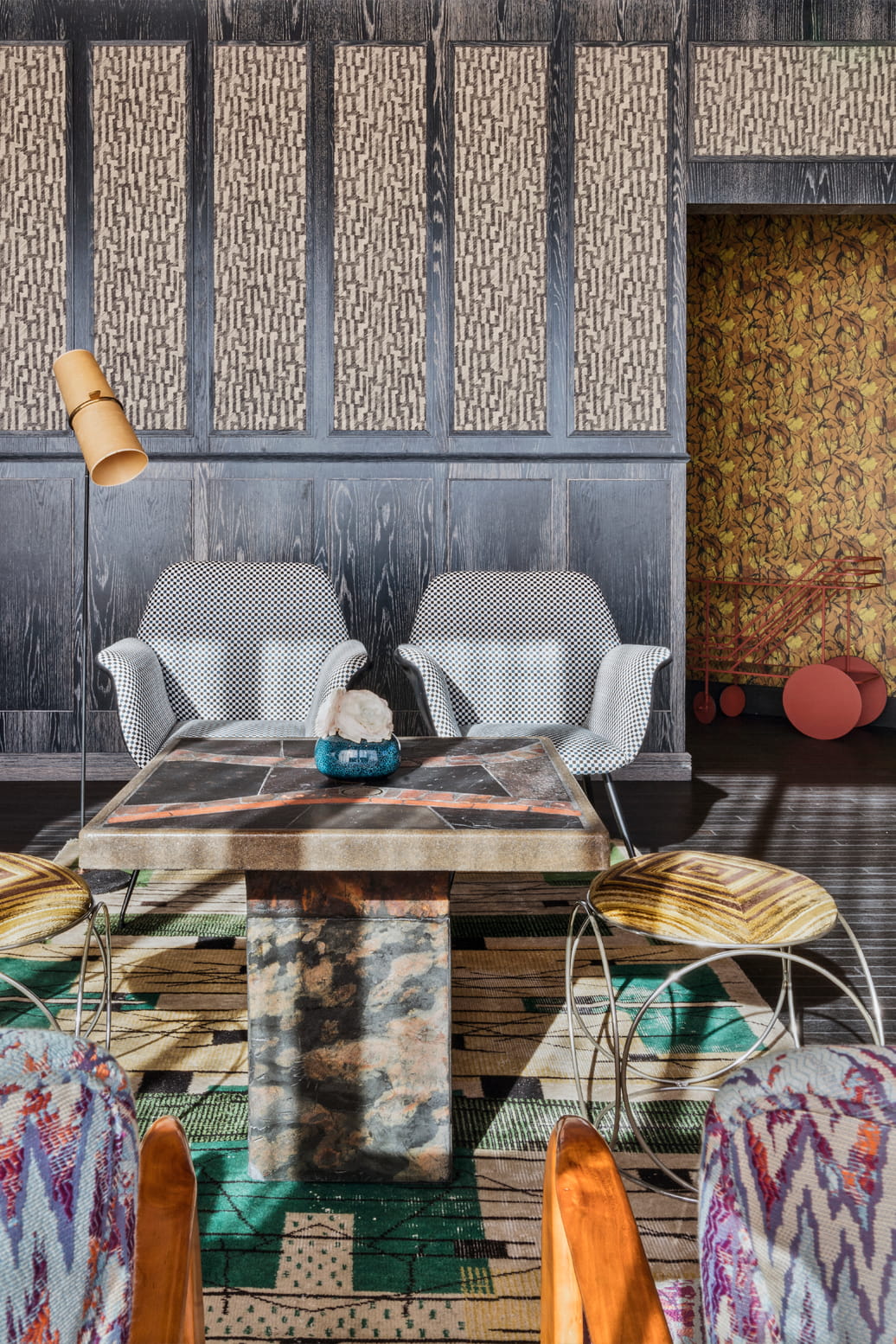 Charmaine's indoor rooftop seating