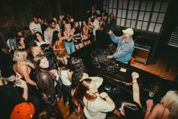 Walshy Fire performs at Japanese restaurant Kappo Kappo, inside the Austin Proper Hotel